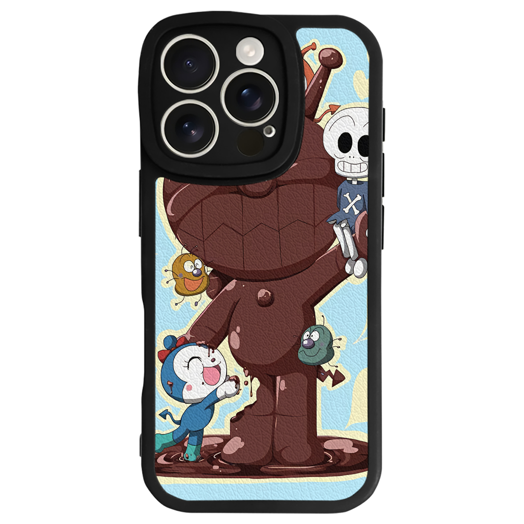（画像用） アンパンマン Anpanman 【iPhone 16シリーズ対応】シリコンスマホケース（レザー調） 材質：シリコン